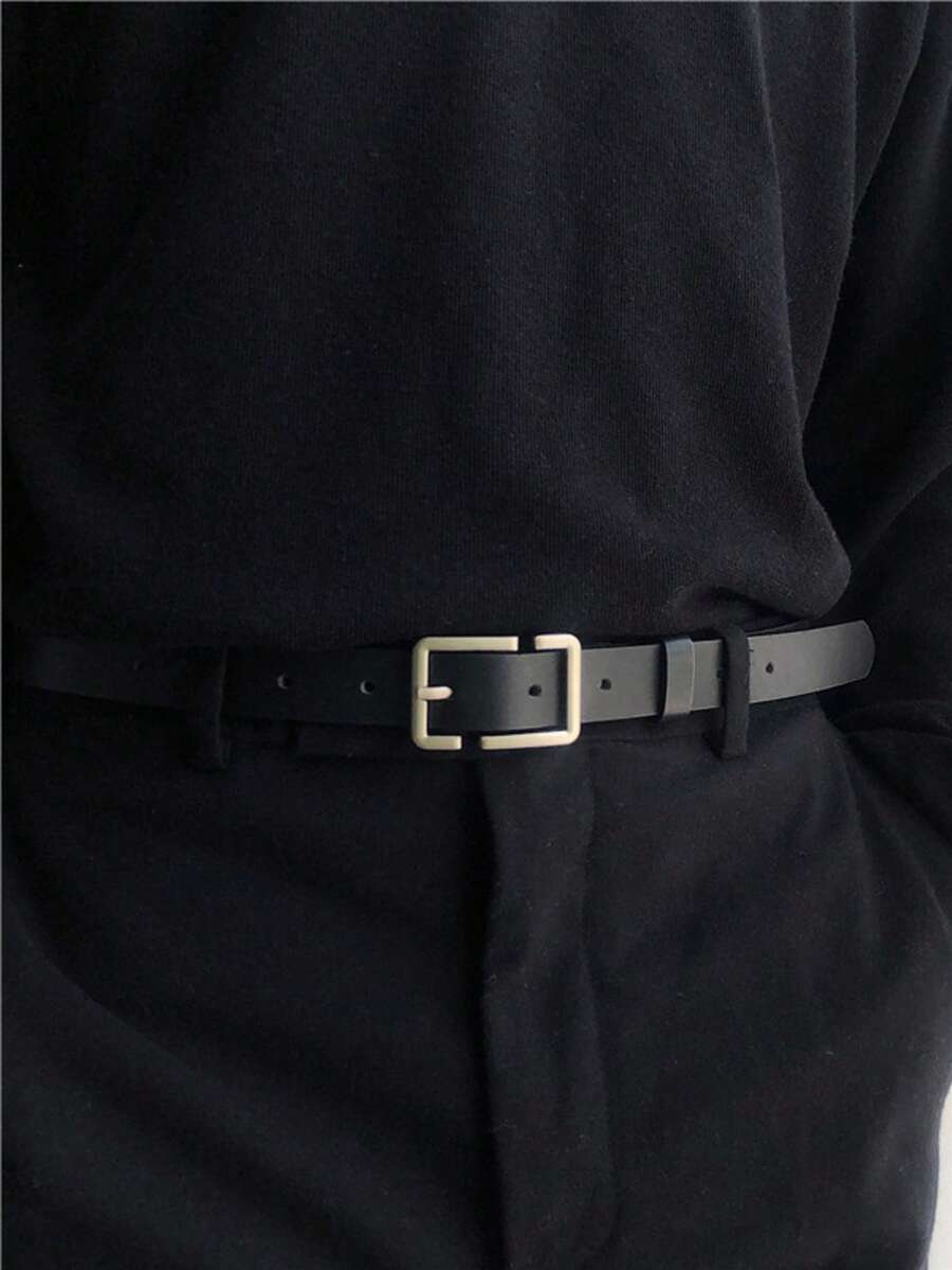 男士休闲裤细腰带，韩版年轻男士小皮带配饰，送男朋友或老公的最佳礼物