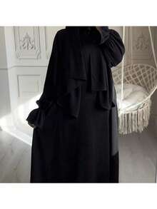 1pc Hijab Nida Fabric, Skin-Friendly & Breathable, Suitable For Women To Wear Casually In Any Occasion, Abaya
