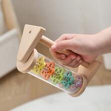 Simulateur de son de pluie, tube sonore 3D de pluie roulante, jouet apaisant et d'aide au sommeil pour bébé, entraînement à la concentration pour bébé, décoration de chambre d'enfant, cadeau de Noël et d'anniversaire