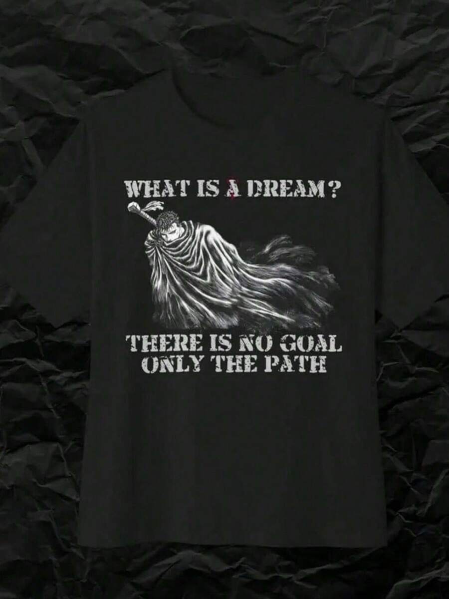 Berserker Vintage Style ''Gutsu Wanderer'' GYM Unisex Oversized Boxy Tee - màu đen - Xem 1