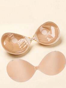 2件装粘胶聚拢文胸，厚度3厘米，隐形文胸，适合小胸露背无肩带连衣裙，可重复使用丰胸文胸 - 彩色 - 查看 13