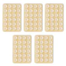 5pcs Transparent Silicone Suction Cup Holder - Multi-Function Non-Slip Adhesive Phone Stand Pad, Portable Detachable Square Stand For Hands-Free Selfies And Video Recording Compatible With IPhone, Android Phone, Gift For Birthday, Family, Friends Phone Holder, Phone Accessories - Multicolor - View 10