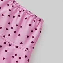 Layered Ruffle Mini Skirt For Women Summer Y2K Dots/Stripe/Heart Print/Solid Color Low Rise A-Line Tiered Short Skirts Party Club Beach Boho Skater Skirts - 淡紫色 - 查看 6