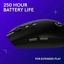 Ratón inalámbrico para juegos Logitech G304 LIGHTSPEED - Ligero, portátil, batería de larga duración, botones de macro de juego personalizables - Ratón inalámbrico Logitech G304 - Ver 8