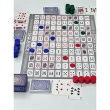 1 Juego Edición de Lujo, Juego Exquisito, Naipes Únicos, Incluye Tablero de Ajedrez Grande, Fichas Exclusivas y Cartas Elegantes, Juego de Grupo, Adecuado para Reuniones Familiares, 2-4 Jugadores, Juego de Estrategia