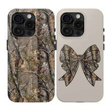 Realtree Camouflage Matching Phone Cases, Matching Bf And Gf, Camo Phone Case For IPhone 8 - 16 Series, Holiday Gift - Mixed Color 1 - View 3