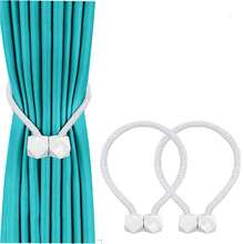 2 Curtain Hooks, Braided Cord Curtain Clasps For Fixing Curtains, Simple And Elegant Home Decor - Multicolor - View 8