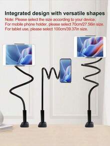 360° Rotating Tablet Mobile Phone Holder Spiral Base Slouchy Holder Mobile Phone Tablet Bedside Holder Bed Slouchy Holder Compatible With IPhone, Android Phone, Gift For Birthday, Family, Friends 360 Degree Rotating, Bed Slouchy Stand 360° Rotation - Multicolor - View 4