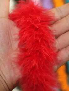 1 Stück bunte künstliche Fellboa 2m Plüschboa für Frauen zum Tanzen, Hochzeit, Party, Halloween, Bühnendekor, Feiertagsparty Kopfschmuck Accessoires, Schal Dekoration, geeignet für Geburtstag, Halloween, Weihnachten, Pferderennen, Teezeremonie, Silvester, Konzert und Heimdekoration, Tanzhochzeit, Bühnenauftritt, Karnevalskostüm und Accessoires, Partyzubehör, ideale Wahl als Geschenk - Verschiedenfarbig - Übersicht 3