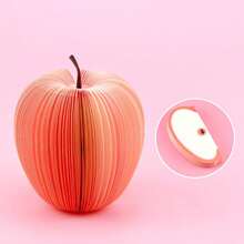 1pc Creative 3D Fruit Shape Sticky Notes Paper, Cute Office Stationery Gift - Multicolor - View 4
