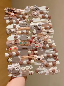 15pcs/Set Cute Colorful Hair Clips For Girls - Multicolor - View 4