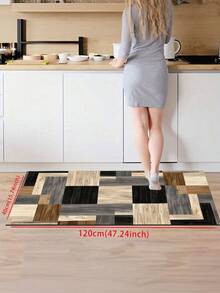 1件装现代几何拼接图案厨房地垫，简约北欧风格厨房地毯，吸油防油厨房地垫，派对聚会家居装饰地毯，可水洗室内入口门垫，防滑厨房装饰地毯，易于清洁的入口迎宾垫，适用于客厅、餐厅、厨房、水槽区、室内入口，适合派对、节日、聚会、礼品、宴会等场合，地毯、门垫、厨房地垫、区域地毯、厨房用品、厨房装饰、厨房垫、厨房地垫、厨房套装、泡沫垫 - 彩色 - 查看 16