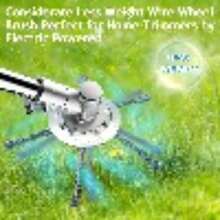 [Indestructible Strimmer Head] Indestructible Grass Petrol Strimmer Head, 24.5mm Knotted Wire Brush For Lawn Mower Cutter Attachment Replacement Tool