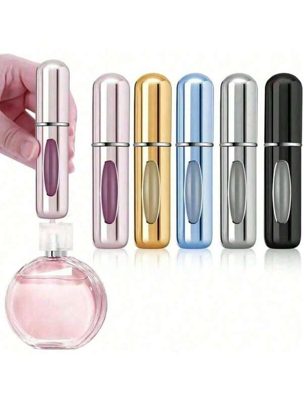 1pc/3pcs/4pcs Travel Perfume Bottle, 5ML Refillable Travel Sprayer, Travel Size Perfume Refill Bottleand Pocket Perfume Dispenser, Travel Bottle And Atomizer Sprayer For Cologne Perfume Holiday Essentials Holiday Travel Essentials Travel Bag Travel Accessories Travel Must Haves Beach Vacation Summer School Accessories Back To School Supplies Stuff