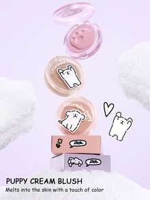 Little Ondine Cream Blush 05, Natural Dewy Makeup Effect, Easy To Blend, Non-Cakey, Hydrating & Plump Texture, Long-Lasting, Multi-Purpose: Can Be Used On Cheeks, Lips, Eyes, Collaboration Edition, Exquisite Packaging, Perfect Gift Choice