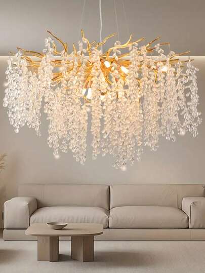 Lámpara de araña dorada de 3 niveles para comedor, moderna, colgante pequeña para sala de estar, vestíbulo, cocina, isla de entrada, redonda, 5 luces, 40 cm de ancho.