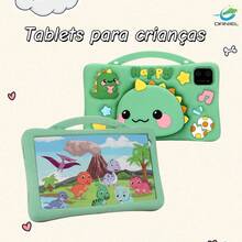 Kids Educational Tablet Learning Computer Android System With Cartoon Protective Case - Bleu - Voir 2