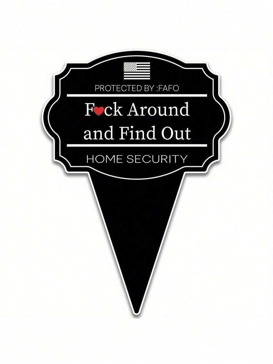 1 pieza Letrero de patio divertido, Letrero decorativo de madera para la puerta principal, el patio y el jardín, una adición divertida a la de su hogar, Letrero de advertencia de de madera