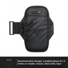 1 Stück Sport Lauf Armtasche, atmungsaktives PU Armband Handyhalter für Frauen Fitness, Outdoor Radfahren Herren Armtasche