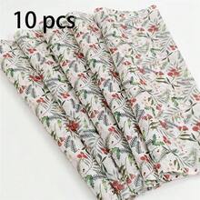 60/30/10 ورقة بنمط رجل الزنجبيل الكريسماسي - مقاس 50.8 * 35.56 سم بتصميم رجل الزنجبيل والنقاط المتداخلة، ورق خفيف الوزن للتغليف الحماية للهدايا والعناصر الهشة، ديكور عيد الميلاد (شرائط قصب السكر الزرقاء والنجوم)، زينة رجل الزنجبيل، تغليف احتفالي، طراز احتفالي، تغليف موسمي، ديكورات احتفالية، منظمو الحفلات - فلورال - مشاهدة 15