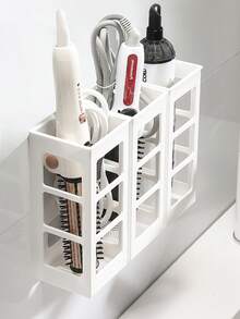 1/2 Minimalist Curling Iron Storage Rack, Comb Holder, Bathroom Wall Mount, Non-Hole Storage, Adhesive Backing, Makeup Organizer, Travel, Room Decor, Travel Essentials, Dressing Table Accessories, Bedroom Decor, Travel, Dressing Table Accessories