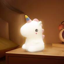 A Rechargeable LED Night Light, Dreamy Themed Night Light, Rechargeable Ambient Light, Soft Light Bedside Lamp, Bedroom Decoration Gift, Kawaii Room Decoration, Suitable For Various Room Types, Perfect For Parties, Easter Gifts, Night Lights, Desk Lamps, Bedroom LED Lights, Room Decoration, Bedroom Night Lights - 彩色 - 查看 11
