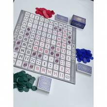 1 Juego Edición de Lujo, Juego Exquisito, Naipes Únicos, Incluye Tablero de Ajedrez Grande, Fichas Exclusivas y Cartas Elegantes, Juego de Grupo, Adecuado para Reuniones Familiares, 2-4 Jugadores, Juego de Estrategia