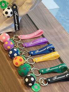 1 peça/2 peças Chaveiro Modelo de Camisa de Futebol Moda, Presente para Fã de Esportes Casual, Adequado para Namorado Presentes de Natal/Dia dos Namorados, Acessórios de Carro, Encantos de Bolsa, Acessórios de Bolsa Escolares, Góticos Fofos Y2k, Porta-Crachás