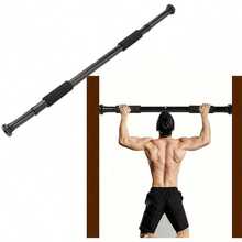 1pc Adjustable Fitness Door Pull-Up Bar, Retractable Strength Training Pull-Up Bar, Suitable For Home Gym Upper Body Workout, Fitness Equipment, Suitable For Labor Day, Valentine's Day, Father's Day Gifts - Multicolor - View 3