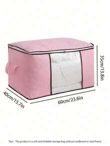 One Large Storage Bag, Non-Woven Fabric Bed Sheet Storage Bag, Bed Sheet Travel And Moving Bag, Clothes And Luggage Storage Bag, Seasonal Storage And Organization Decoration, Autumn Decoration, Festival Decoration, Interior Decoration, Home Decoration, Bedroom Storage, Christmas Gifts