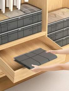 1PC Under Bed Clothing Storage Bag, Quilt Storage Box, Bedroom Storage, Visible Window Storage Box With Handle, Waterproof And Moisture-Proof, Suitable For Storing Blankets And Idle Items At Home,Large Capacity Dust-Proof Storage Bag - Multicolor - View 7