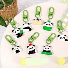 Panda Keychain - Creative And Cute Cartoon Student Schoolbag Hanger, Small Gift, Best Friend Gift, Couple Keychain - Random One - View 10