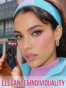 MISSLYN-Heart Eyelash Curler, Eyelash Curler,Natural Curling,Suitable Eyelash Curler For Multiple Eye Types,Natural Curling Eyelash Curler,Long Lasting And Non Damaging Eyelash Curler,Comb Shaped,Glamorous Eyes,Beauty Tools,Fashion - Black - View 2