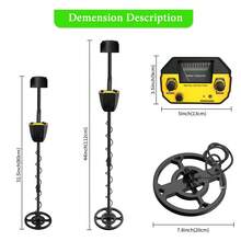 TREASURE HUNTER 专业金属探测器 MD4030，适用于寻宝，防水等级 IP68，适用于户外地面黄金探测 - 彩色 - 查看 7