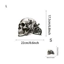 1/2/3 Stücke Totenkopf Ritter Bügelbild Patches - Strapazierfähiges Polyester, leicht zu reinigen, ideal für DIY T-Shirts, Jeans, Rucksäcke - Fügen Sie modische Motorrad-Designs mit Totenkopf- und Ritter-Motiven hinzu, um einzigartige Handwerke und Styles zu kreieren