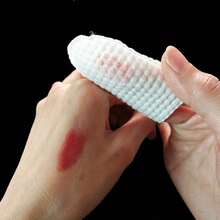 120pcs U-Shaped Cleaning Pads For Face Makeup Removal - Soft Makeup Cleaning Pads Suitable For Face And Nails Perfect For Removing Makeup-Makeup Remover Cleaning Pads