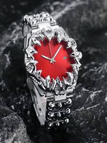 1 Piece Of Men's Appearance Paw Design Fashionable European And American Retro Style Unique Niche Personalized Waterproof Quartz Watch