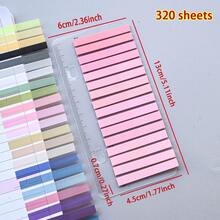 320 张超薄索引标签，学生必备，渐变色阅读标记贴纸 - 13*6cm - 查看 14
