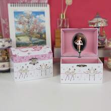 1pc Arch-Shaped Music Box With Ballet Shoe Design, Jewelry Storage Box, Gift For Girls And Kids, Holiday Gift - Ballet Shoes - View 8