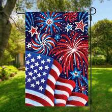 1pc Double-Sided Polyester Winter Snowman Garden Flag - 12x18 Inch Christmas Outdoor/Indoor Decoration, No Pole Required, Durable Polyester, Features Snowflake Pattern, Cardinal Bird, Holly Berry H