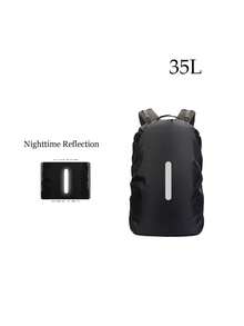 防水背包雨罩、反光雨罩、户外运动背包雨罩、反光防水罩、户外夜间反光罩、自行车可折叠防尘罩袋、露营和徒步旅行配件反光、防尘、防盗、透气、紧凑，适合骑自行车、徒步旅行、露营、旅行和户外活动 - 圣诞节、万圣节、母亲节、新年和感恩节的完美礼物 - 彩色 - 查看 15