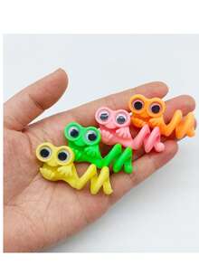 2pcs/4pcs/6pcs/8pcs Big Eye Bead Pencil Caps, Cute Design Soft Tip Student Pencil Small Gifts, Random Assortment
