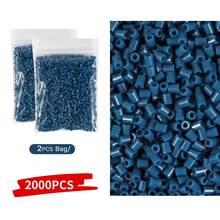 2000 piezas/Paquete Cuentas de fusión mini de 2.6mm Pixel Puzzle Cuentas de hierro para niños Cuentas de fusión DIY Regalo de alta calidad hecho a mano Juguetes educativos