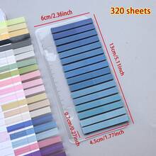 320 张超薄索引标签，学生必备，渐变色阅读标记贴纸 - 13*6cm - 查看 12