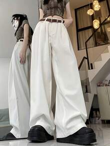 Women Pants - White - View 2