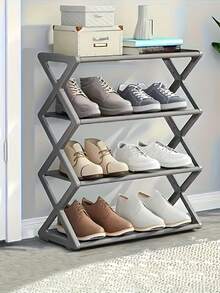 Étagère à chaussures en X à 4 couches, qui économise de l'espace et est facile à assembler, est un choix idéal pour les familles et les cuisines, rangement d'étagère à chaussures, étagère à chaussures moderne, organisateur de rangement d'étagère à chaussures, étagère à chaussures pour le salon et décoration de la maison. Décorations d'Halloween