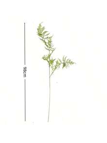 1/2/3 件装人造绿色植物枝条，仿蕨类叶子，适用于 DIY 花墙、场景装饰、客厅卧室花瓶插花、婚礼、派对、家居装饰、桌面摆件。秋冬季落叶植物，家居装饰、桌面装饰、农舍风格装饰，抗紫外线人造花，适用于悬挂式花园、门廊、窗台、户外装饰。 - 綠色 - 查看 7