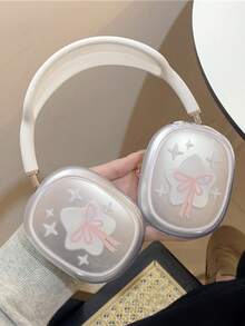 1 对防震音乐猫耳耳机保护套，兼容 Apple Max，TPU 印花耳机套 - 彩色 - 查看 5