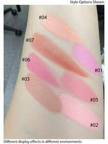 Little Ondine 06 Cream Blush, Natural Dewy Makeup Effect, Easy To Blend, Non-Cakey, Hydrating & Plump Texture, Long-Lasting, Multi-Purpose: Can Be Used On Cheeks, Lips, Eyes, Collaboration Edition, Exquisite Packaging, Perfect Gift Choice - 06 Wild Berry Color - View 6