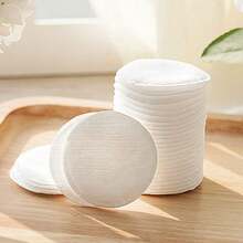 100 Count Cotton Pads 100% Cotton Rounds Hypoallergenic Soft & Absorbent For Beauty, Cosmetics